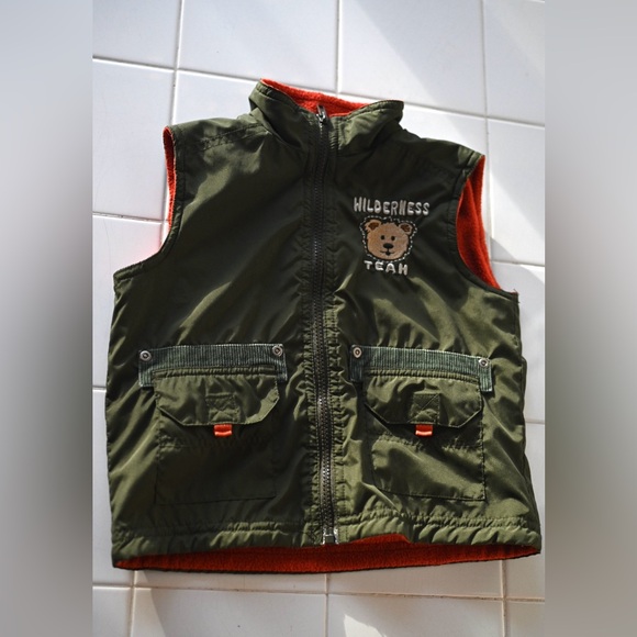 Sesame Street Kids Vest - Dark Green and Red - Picture 6 of 13
